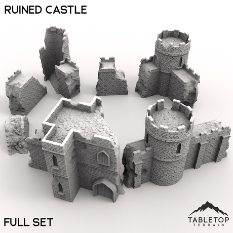 Tabletop Terrain Ruins Ruined Castle