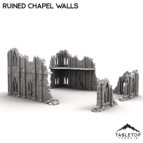 Tabletop Terrain Ruins Ruined Chapel Walls