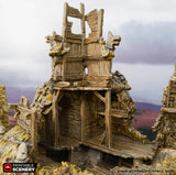 Tabletop Terrain Ruins Ruined Chieftains Hall - Hagglethorn Hollow - Fantasy Ruins