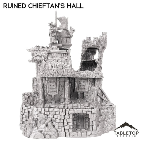 Tabletop Terrain Ruins Ruined Chieftains Hall - Hagglethorn Hollow - Fantasy Ruins
