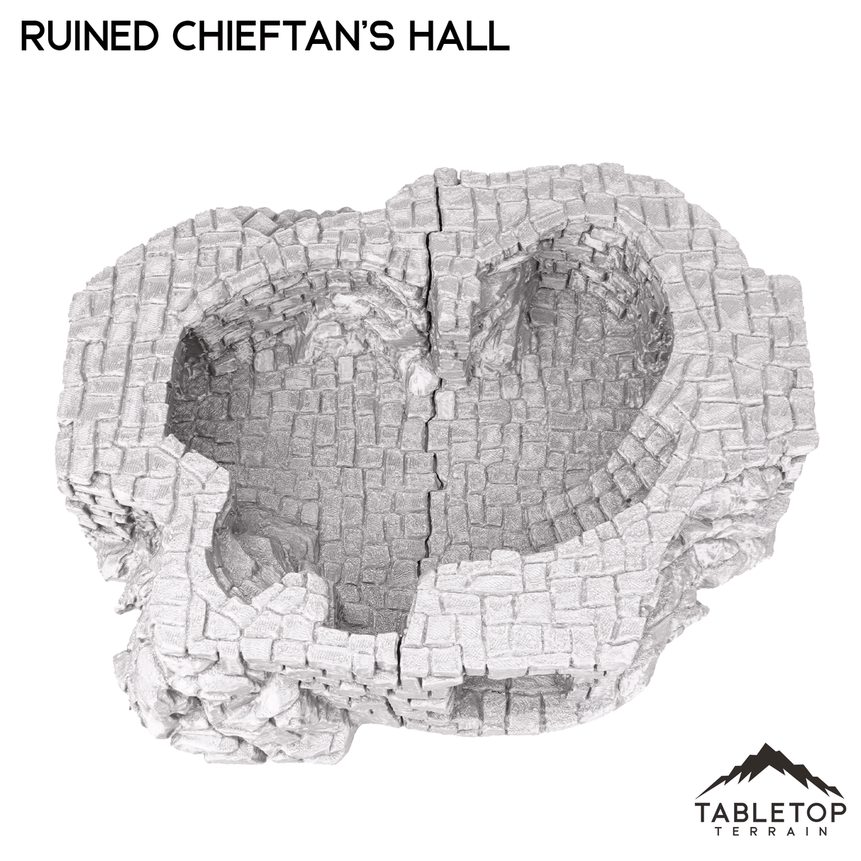 Tabletop Terrain Ruins Ruined Chieftains Hall - Hagglethorn Hollow - Fantasy Ruins
