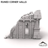 Tabletop Terrain Ruins Ruined Corner Walls