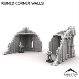Tabletop Terrain Ruins Ruined Corner Walls