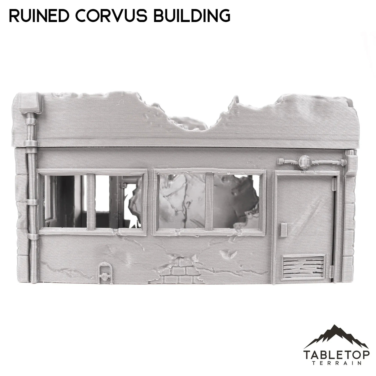 Tabletop Terrain Ruins Ruined Corvus Building