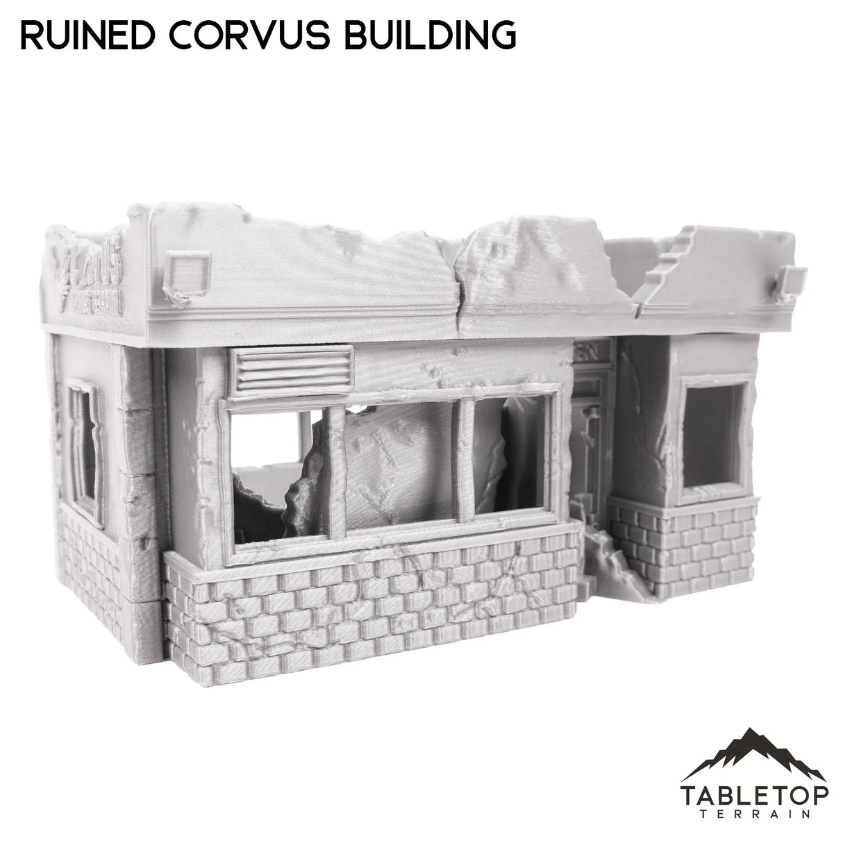 Tabletop Terrain Ruins Ruined Corvus Building