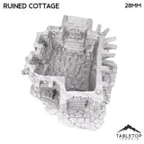 Tabletop Terrain Ruins Ruined Cottage - Hagglethorn Hollow - Fantasy Ruins