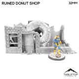 Tabletop Terrain Ruins Ruined Donut Shop - Marvel Crisis Protocol Ruins