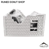 Tabletop Terrain Ruins Ruined Donut Shop - Marvel Crisis Protocol Ruins