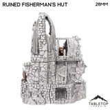 Tabletop Terrain Ruins Ruined Fisherman's Hut - Hagglethorn Hollow - Fantasy Ruins