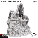 Tabletop Terrain Ruins Ruined Fisherman's Hut - Hagglethorn Hollow - Fantasy Ruins