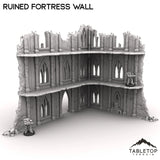 Tabletop Terrain Ruins Ruined Fortress Wall