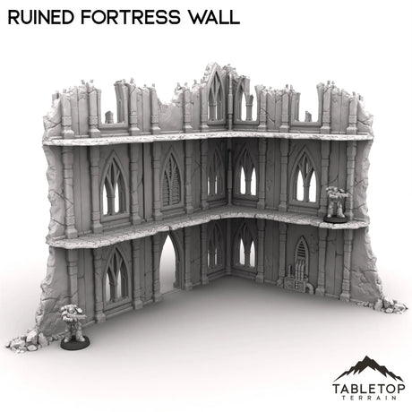 Tabletop Terrain Ruins Ruined Fortress Wall