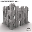 Tabletop Terrain Ruins Ruined Fortress Wall