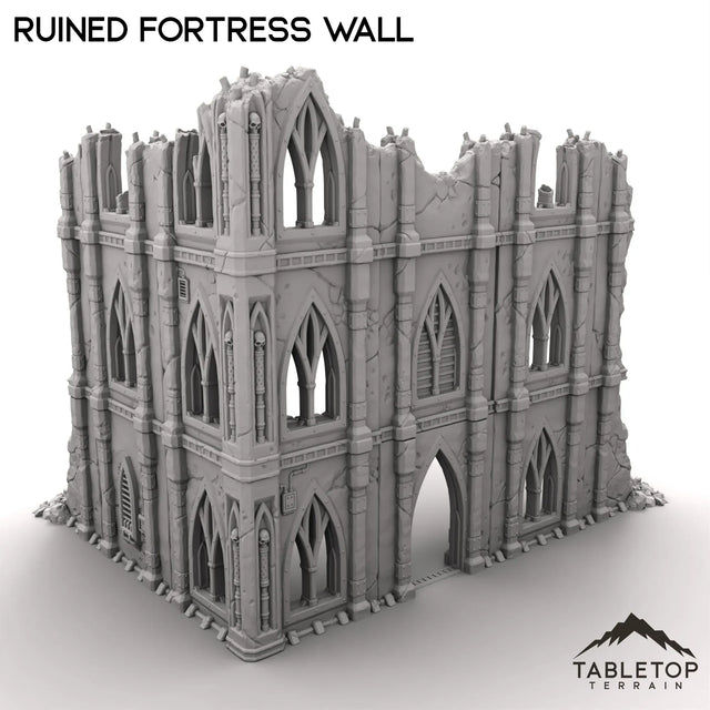 Tabletop Terrain Ruins Ruined Fortress Wall