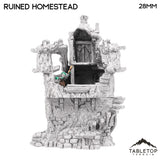 Tabletop Terrain Ruins Ruined Homestead - Hagglethorn Hollow - Fantasy Ruins