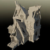 Tabletop Terrain Ruins Ruined House 2 - City of Spiritdale - Fantasy Ruins