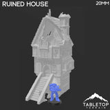 Tabletop Terrain Ruins Ruined House - City of Spiritdale - Fantasy Ruins