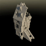 Tabletop Terrain Ruins Ruined House - City of Spiritdale - Fantasy Ruins