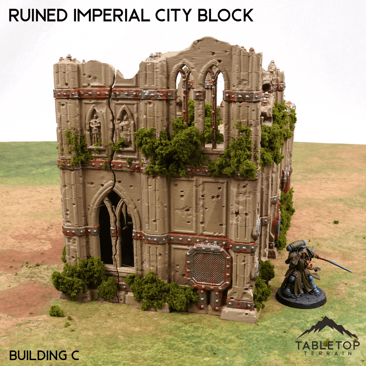 Tabletop Terrain Ruins Ruined Imperial City Block