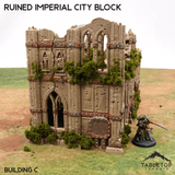 Tabletop Terrain Ruins Ruined Imperial City Block