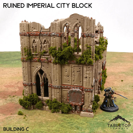 Tabletop Terrain Ruins Ruined Imperial City Block