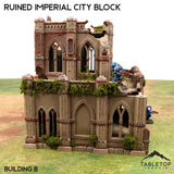 Tabletop Terrain Ruins Ruined Imperial City Block