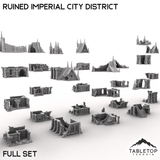 Tabletop Terrain Ruins Ruined Imperial City District
