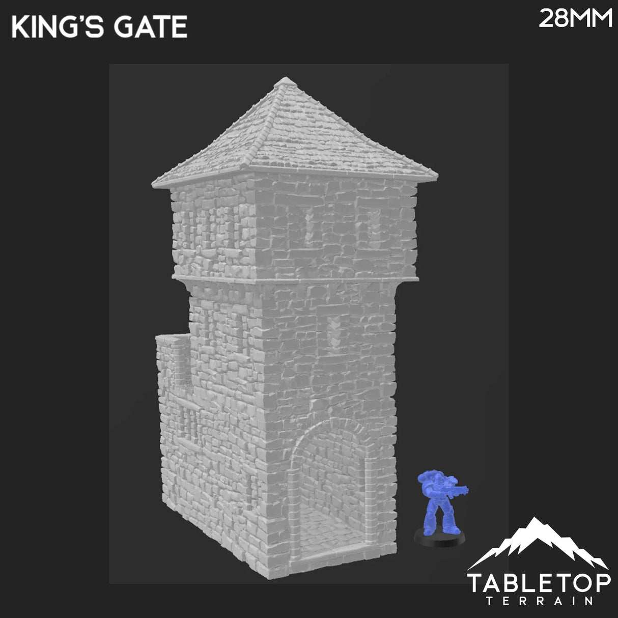 Tabletop Terrain Ruins Ruined King's Gate - Country & King - Fantasy Historical Ruins