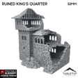 Tabletop Terrain Ruins Ruined King's Quarters - Country & King - Fantasy Historical Ruins