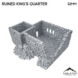 Tabletop Terrain Ruins Ruined King's Quarters - Country & King - Fantasy Historical Ruins