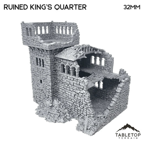 Tabletop Terrain Ruins Ruined King's Quarters - Country & King - Fantasy Historical Ruins