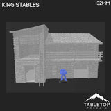Tabletop Terrain Ruins Ruined King Stables - Country & King - Fantasy Historical Ruins