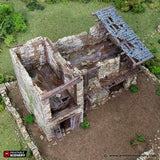 Tabletop Terrain Ruins Ruined King Stables - Country & King - Fantasy Historical Ruins