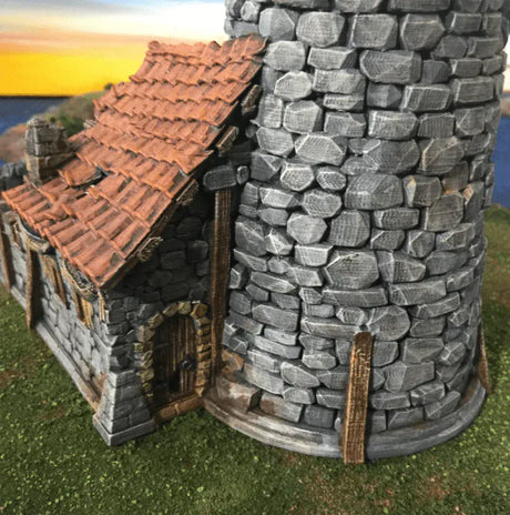 Tabletop Terrain Ruins Ruined Lighthouse - Fantasy Ruins