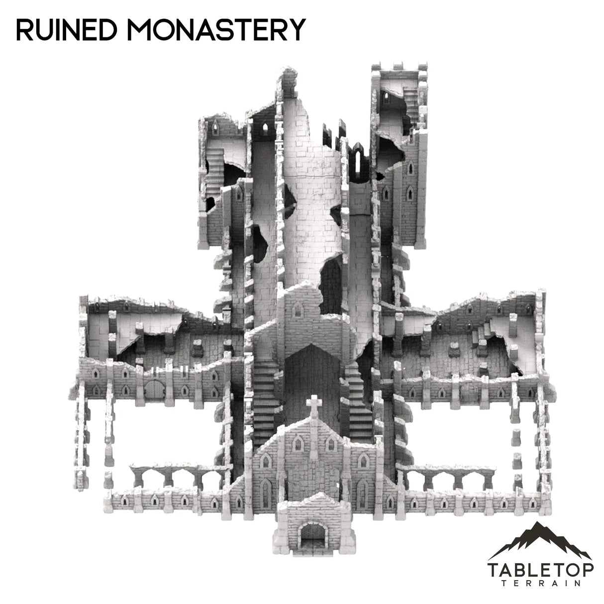 Tabletop Terrain Ruins Ruined Monastery