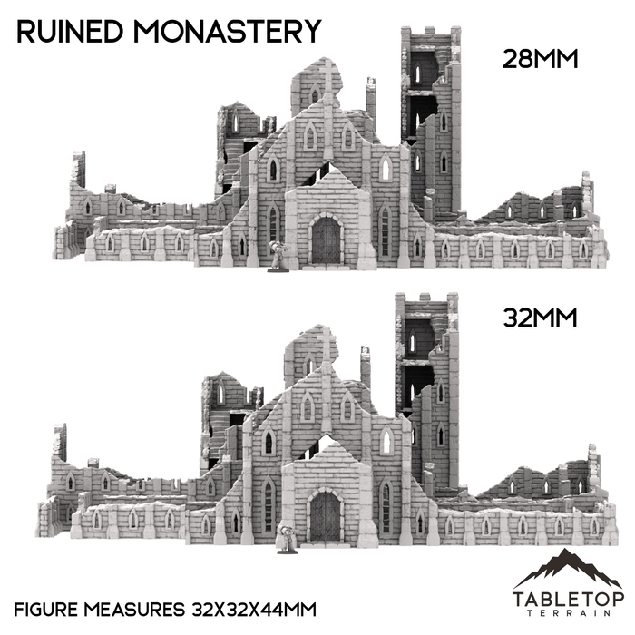 Tabletop Terrain Ruins Ruined Monastery