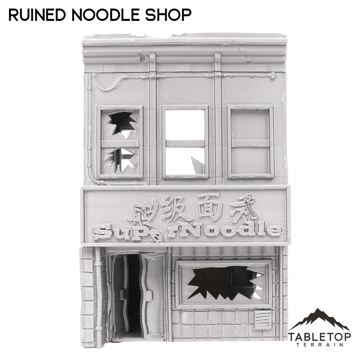 Tabletop Terrain Ruins Ruined Noodle Shop - Marvel Crisis Protocol Ruins