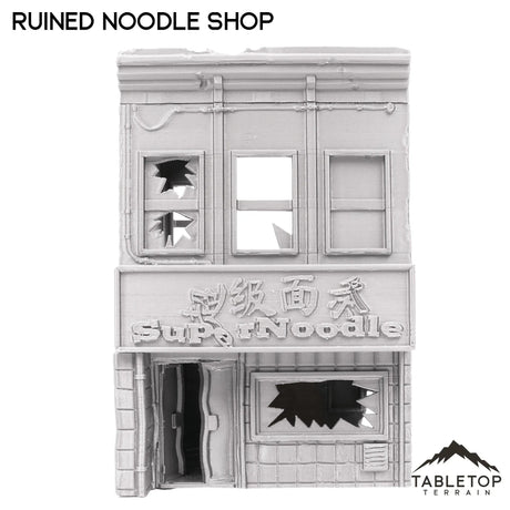 Tabletop Terrain Ruins Ruined Noodle Shop - Marvel Crisis Protocol Ruins