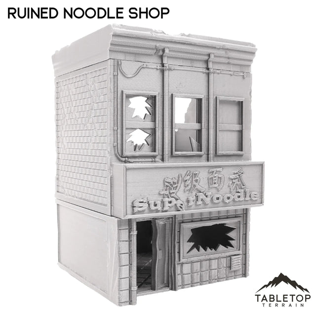 Tabletop Terrain Ruins Ruined Noodle Shop - Marvel Crisis Protocol Ruins
