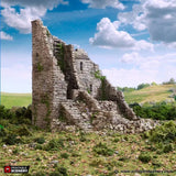 Tabletop Terrain Ruins Ruined Norman Stone Fort - Country & King - Fantasy Historical Ruins