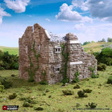 Tabletop Terrain Ruins Ruined Norman Stone Manor - Country & King - Fantasy Historical Ruins