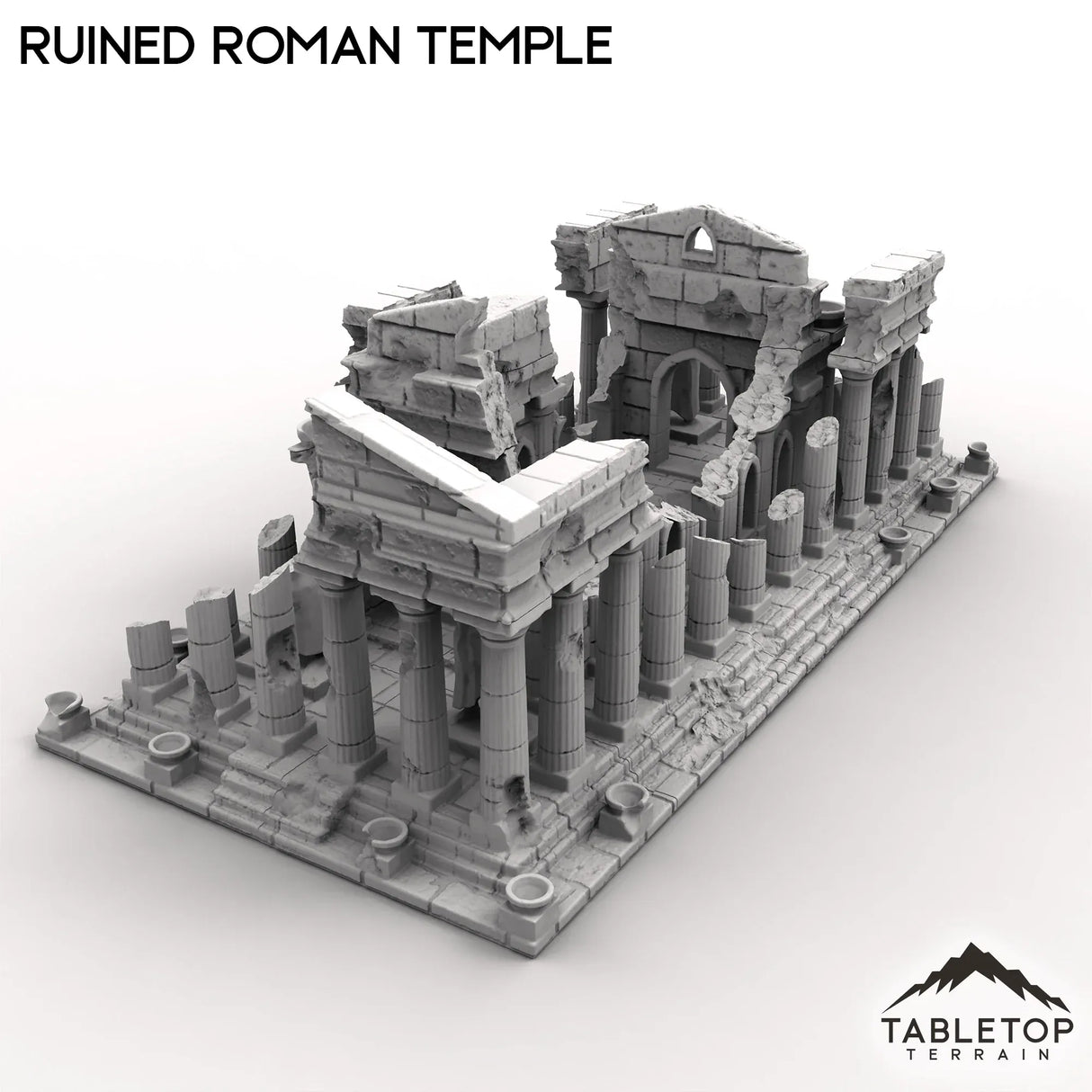 Tabletop Terrain Ruins Ruined Roman Temple