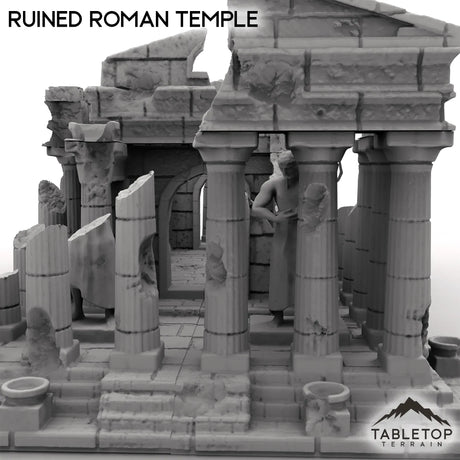 Tabletop Terrain Ruins Ruined Roman Temple