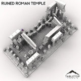 Tabletop Terrain Ruins Ruined Roman Temple