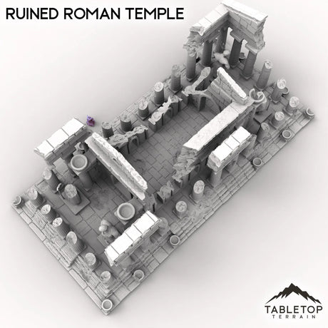 Tabletop Terrain Ruins Ruined Roman Temple