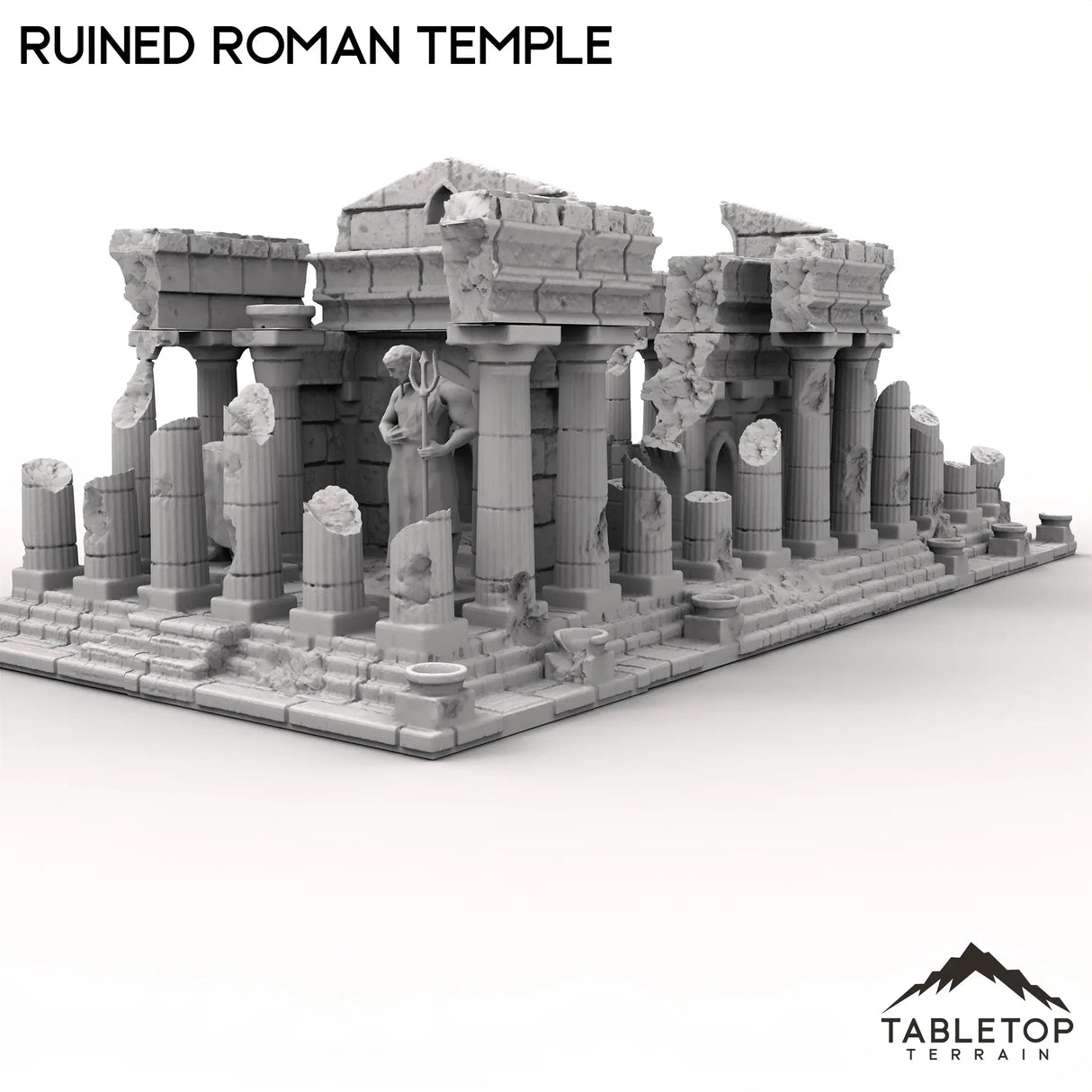 Tabletop Terrain Ruins Ruined Roman Temple