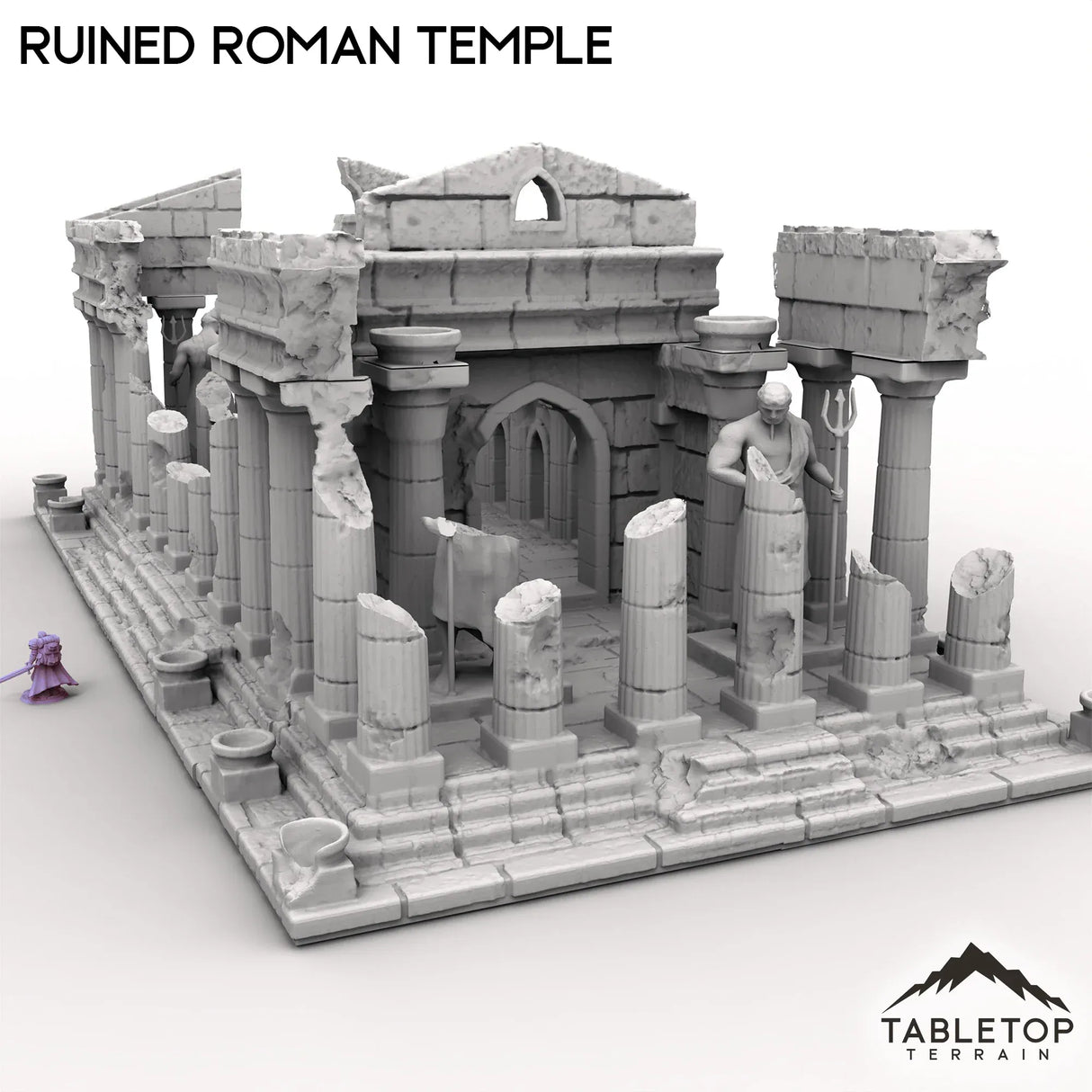 Tabletop Terrain Ruins Ruined Roman Temple