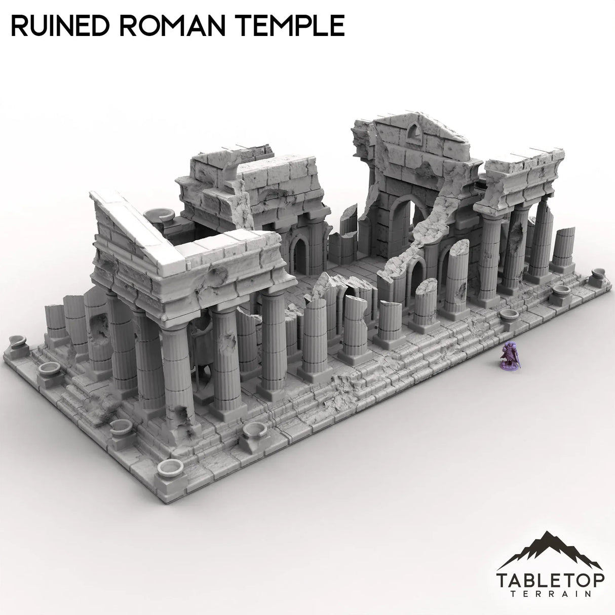 Tabletop Terrain Ruins Ruined Roman Temple