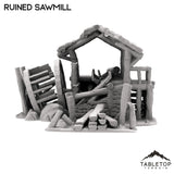 Tabletop Terrain Ruins Ruined Sawmill