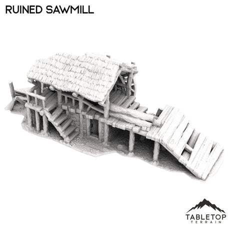 Tabletop Terrain Ruins Ruined Sawmill